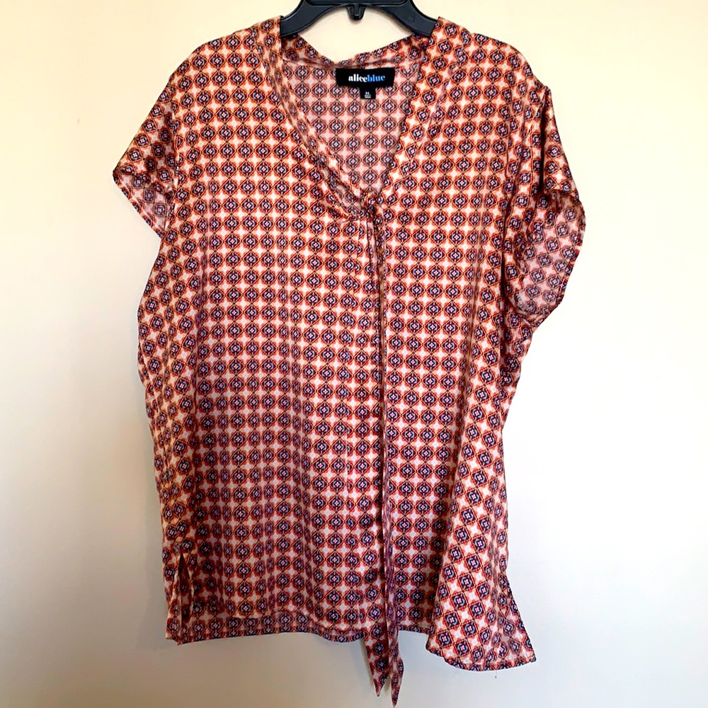 XL Alice Blue Blouse